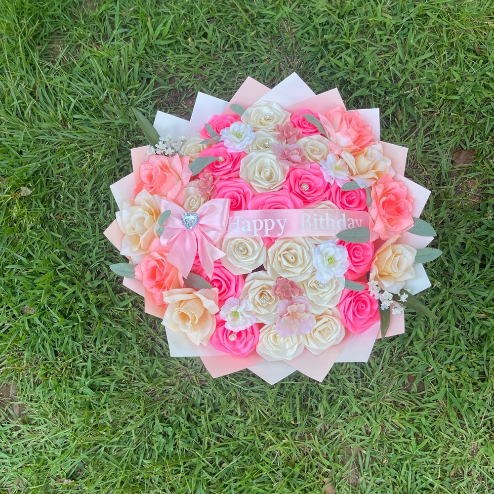 Floral Happy Birthday Arrangement